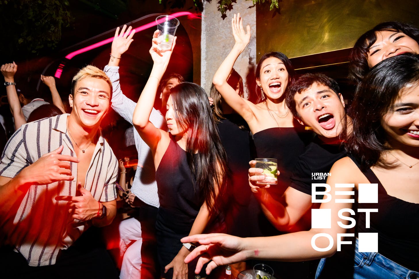 People partying at Behind The Green Door